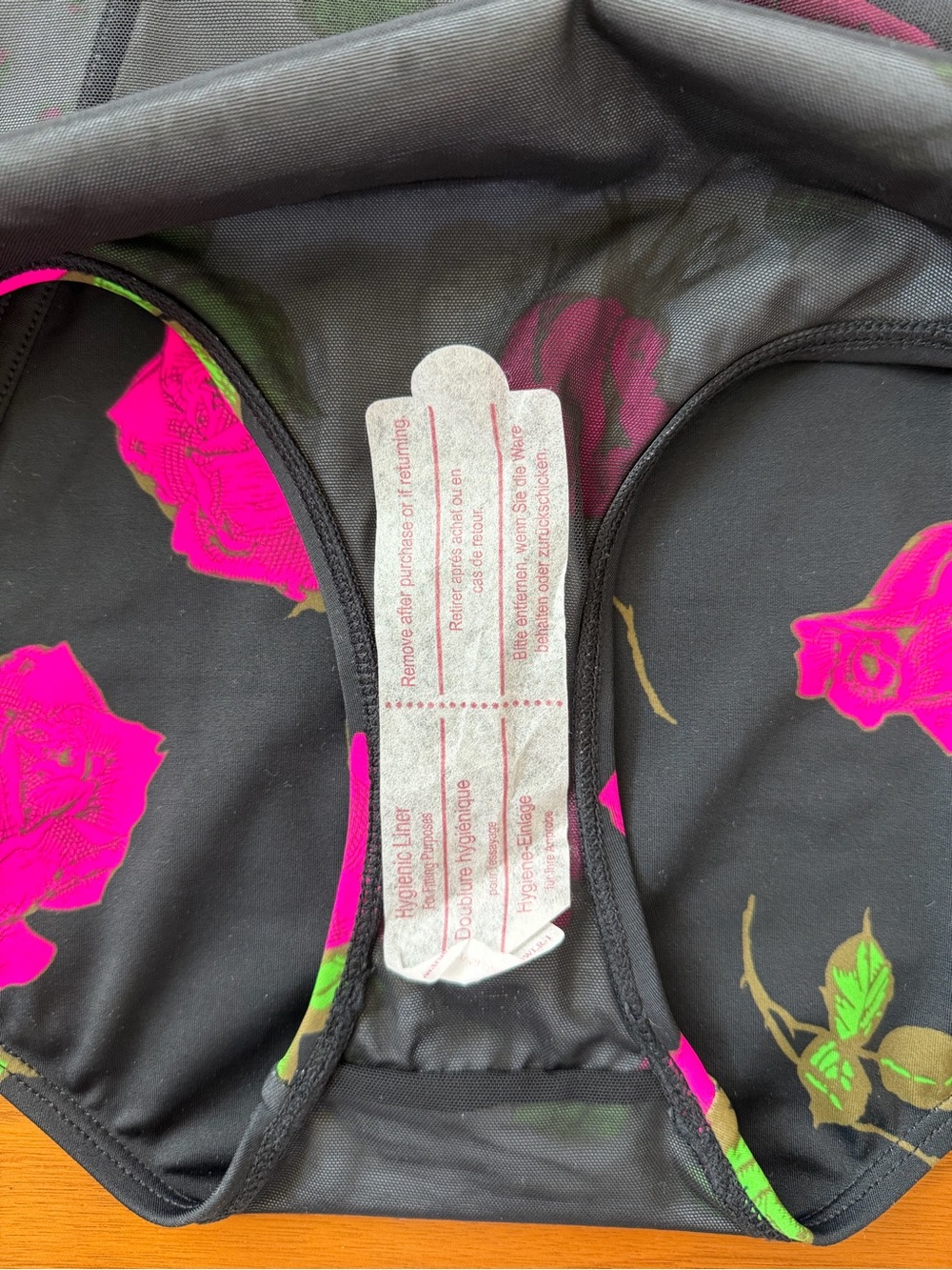 NWT Torrid x Betsy Johnson Black Pink Rose Swimsuit Sz 12 / L Whimsigoth Floral - Picture 12 of 16